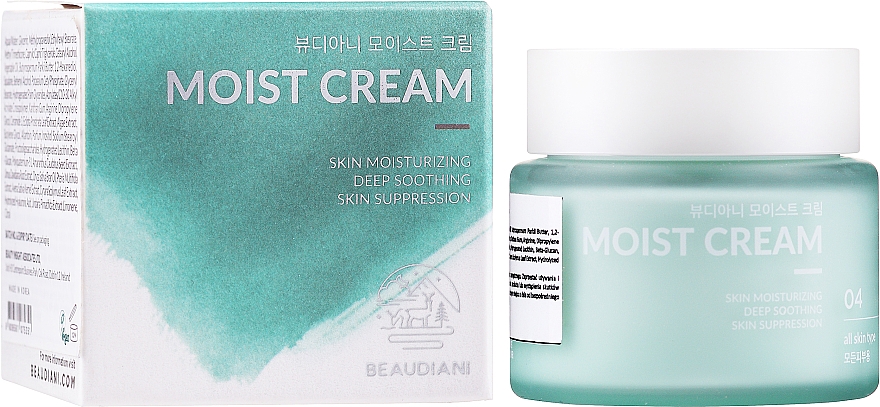 Feuchtigkeitsspendende und beruhigende Gesichtscreme - Beaudiani Moist Cream — Bild N2