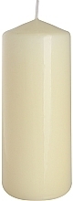 Düfte, Parfümerie und Kosmetik Zylindrische Kerze 60x150 mm ecru - Bispol