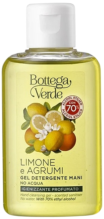 Wasser-Alkohol-Gel zur Reinigung der Hände - Bottega Verde Limone e Agrumi Hand Cleansing Gel — Bild N1