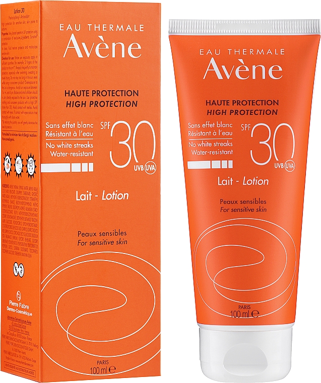 Sonnenschutzlotion für empfindlice Haut SPF 30 - Avene High Protection Lait-Lotion SPF30 — Bild N2