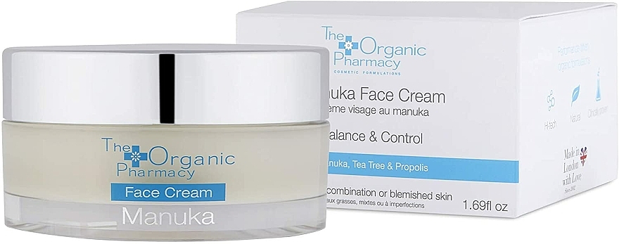 Gesichtscreme für Problemhaut - The Organic Pharmacy Manuka Face Cream — Bild N1