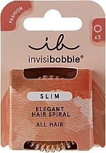 Düfte, Parfümerie und Kosmetik Spiral Haargummi - Invisibobble Slim Bronze Me Pretty Elegant Hair Spiral 
