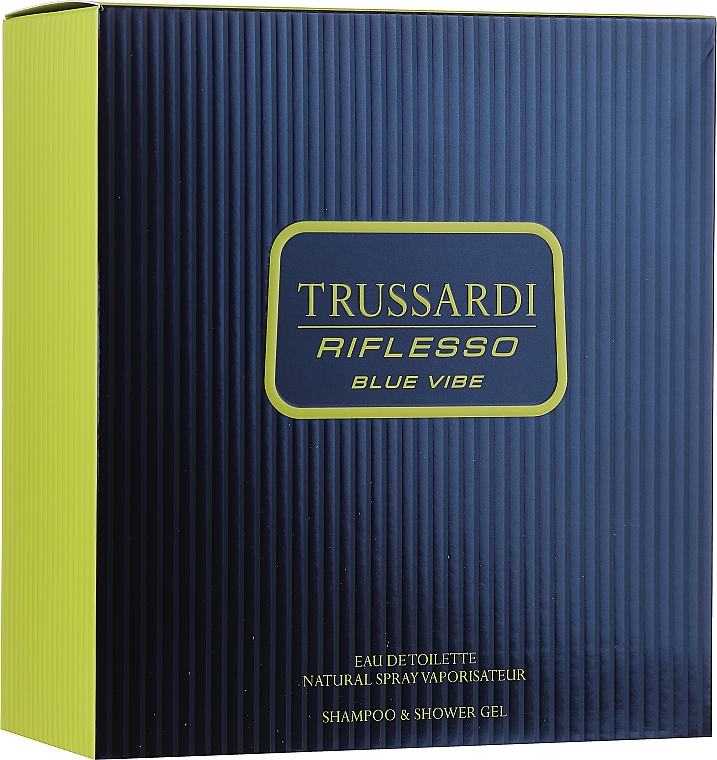 Trussardi Riflesso Blue Vibe Gift Pack - Duftset (Eau de Toilette 50ml + Duschgel 100ml) — Bild N1