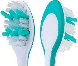 Zahnbürste extra weich Swiss Made türkis-gelb - Elmex Sensitive Toothbrush Extra Soft — Bild N3
