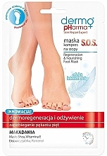 Düfte, Parfümerie und Kosmetik Regenerierende und nährende Fußmaske - Dermo Pharma Skin Repair Expert S.O.S. Regenerating Foot Mask