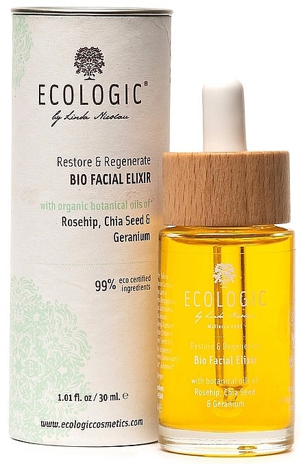 Gesichtselixier - Ecologic Cosmetics Bio Facial Elixir Restore & Regenerate — Bild N1