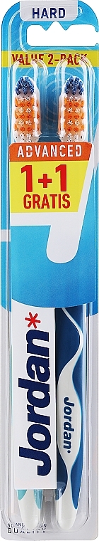 Zahnbürste hart blau 2 St. - Jordan Advanced Toothbrush — Bild N1