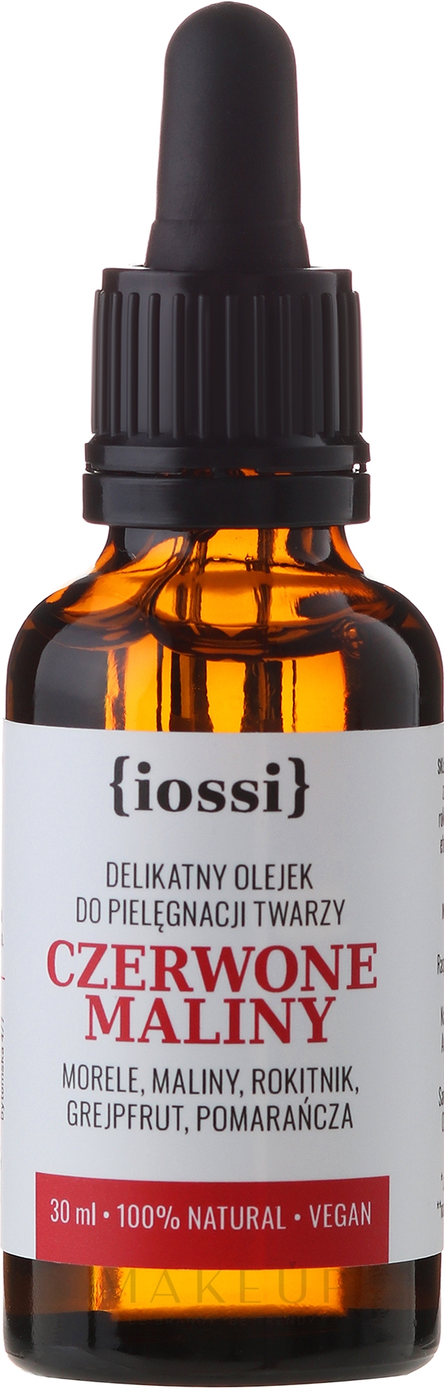 Gesichtspflegeöl Rote Himbeere mit Sanddorn, Jojobaöl und Sandelholz - Iossi Oil For Face — Bild 30 ml