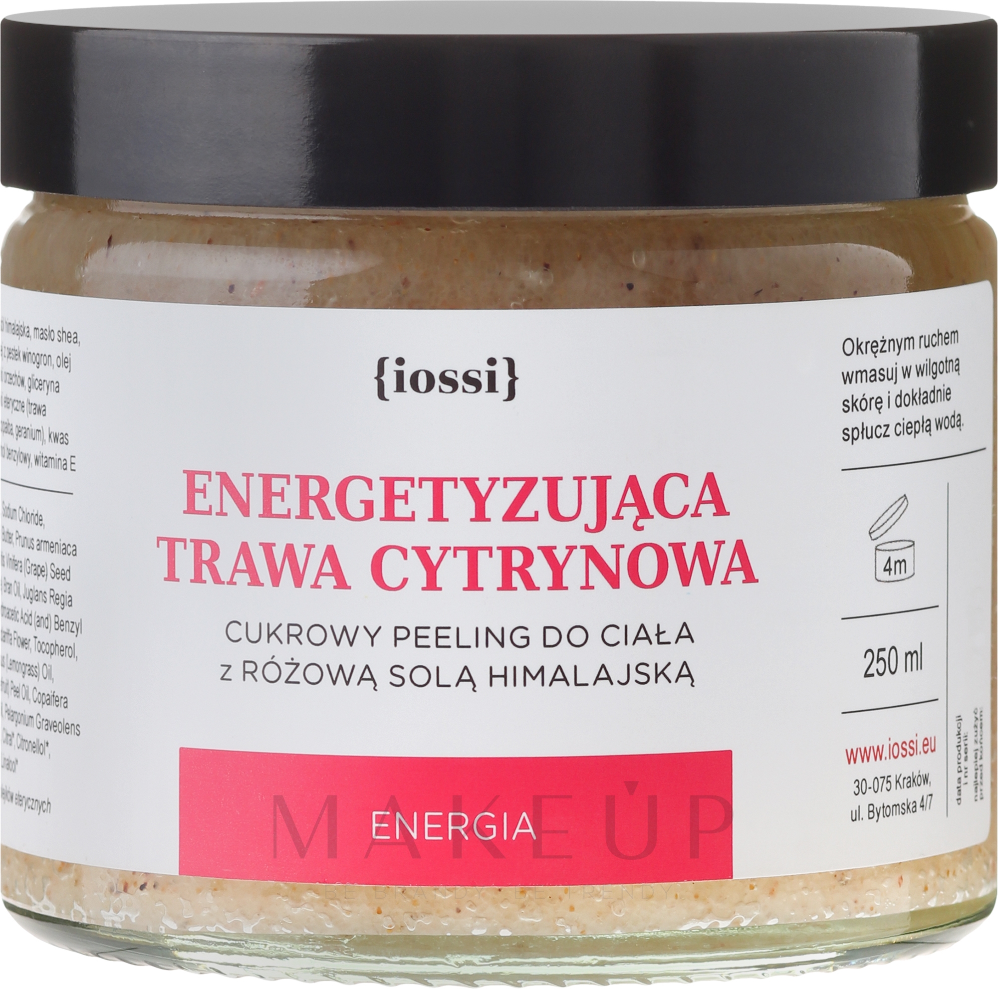 Zucker-Körperpeeling mit Zitronengras - Iossi Body Scrub — Bild 250 ml