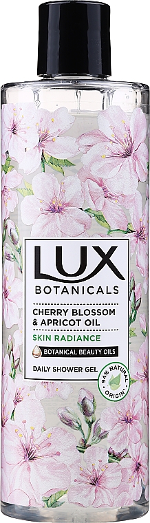 Duschgel Cherry Blossom & Apricot Oil - Lux Botanicals Cherry Blossom & Apricot Oil Daily Shower Gel — Bild N1
