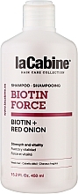 Düfte, Parfümerie und Kosmetik Shampoo gegen Haarausfall - La Cabine Biotin Force Biotin + Red Onion Shampoo