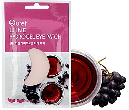 Düfte, Parfümerie und Kosmetik Hydrogel-Augenpatches mit Wein - Quret Wine Hydrogel Eye Patch
