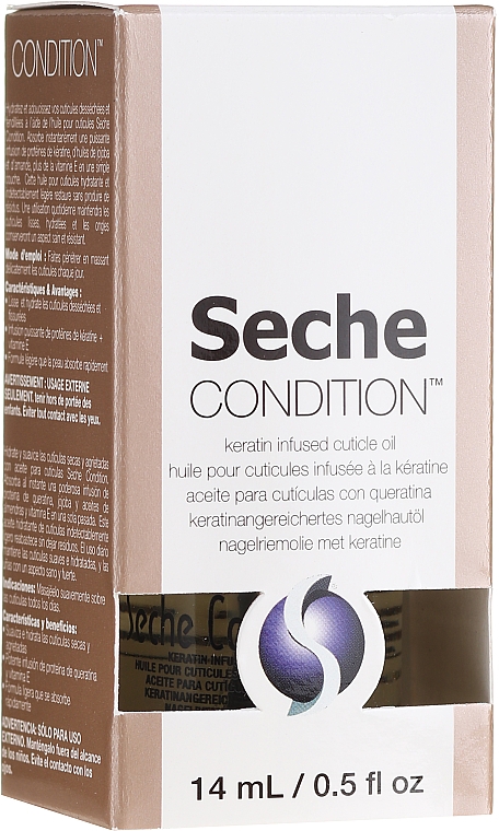 Nagelhautöl mit Keratin - Seche Condition Keratin Infused Cuticle Oil — Bild N1