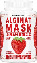 Düfte, Parfümerie und Kosmetik Alginat-Maske mit Erdbeere  - Naturalissimoo Strawberry Alginat Mask