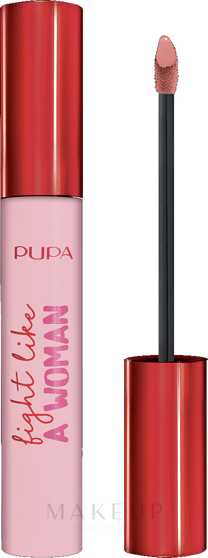 Flüssiger Lippenstift - Pupa Fight A Like Woman Lipstick — Bild 002 - Pink