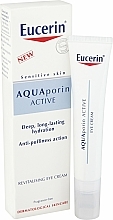 Düfte, Parfümerie und Kosmetik Feuchtigkeitsspendende und revitalisierende Augencreme - Eucerin AquaPorin Active Deep Long-lasting Hydration Revitalising Eye Cream