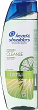 Düfte, Parfümerie und Kosmetik Riefenreinigendes Anti-Schuppen Shampoo für fettiges Haar - Head & Shoulders Deep Cleanse Oil Control Shampoo