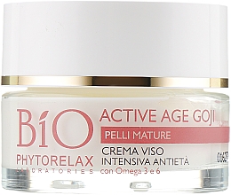 Intensive Anti-Aging Gesichtscreme mit Bio Goji, Omega 3 und 6 für reife Haut - Phytorelax Laboratories Active Age Goji Intensive Anti-Age Fase Cream — Bild N2