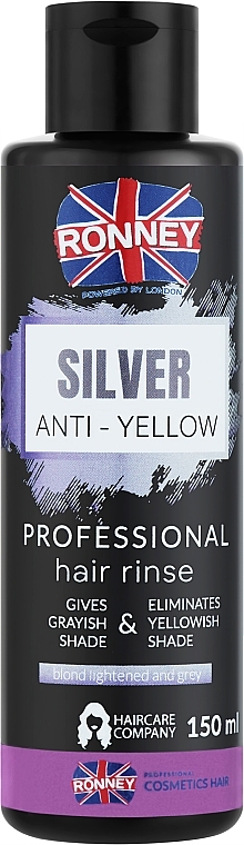 Haarspülung - Ronney Professional Blue Platinum Hair Rinse Silver — Bild N1