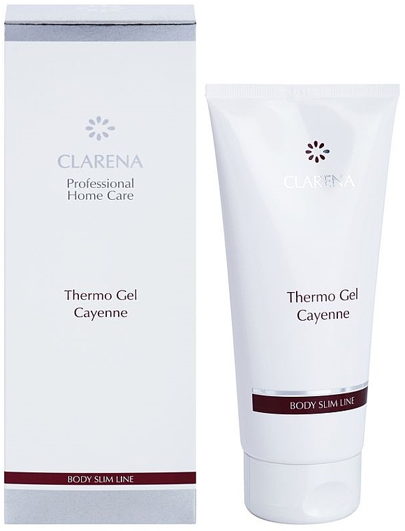 Thermoaktives Körpergel mit schlankmachender Wirkung und Cayennepfeffer - Clarena Body Slim Line Thermo Gel Cayenne — Bild N2