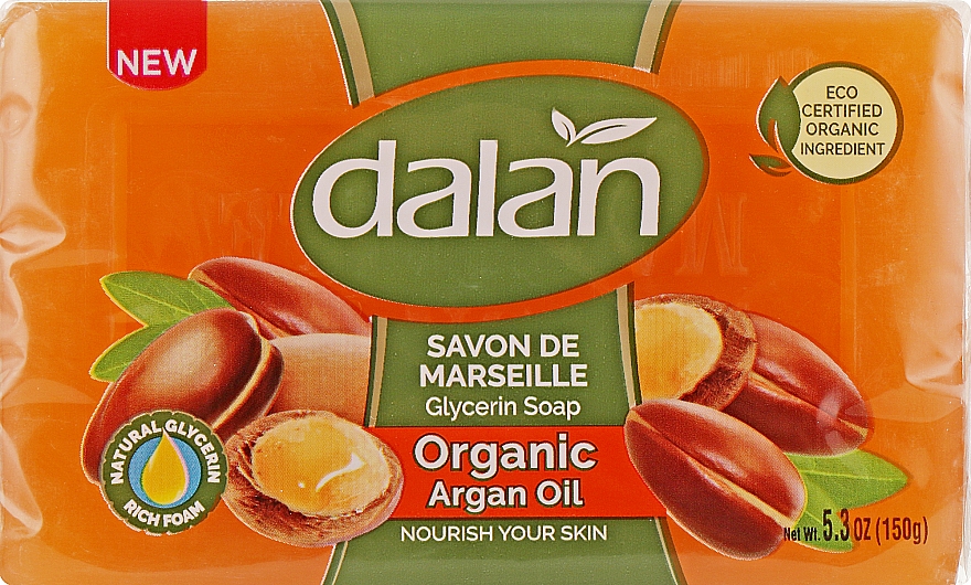 Glyzerinseife mit Bio-Arganöl - Dalan Savon De Marseille Glycerine Soap Organic Argan Oil — Bild N1