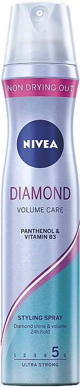 Haarlack "Diamond Volume" Ultra starker Halt - NIVEA Hair Care Keratin 5 — Bild N1