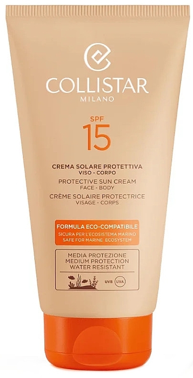 Schützende Sonnenschutzcreme - Collistar Eco-Compatible Protection Sun Cream SPF15 — Bild N1