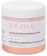 Düfte, Parfümerie und Kosmetik Feuchtigkeitsspendendes Körperpeeling mit Kokosbutter und Rose - Zoe Ayla Cocoa Butter & Rose Body Scrub