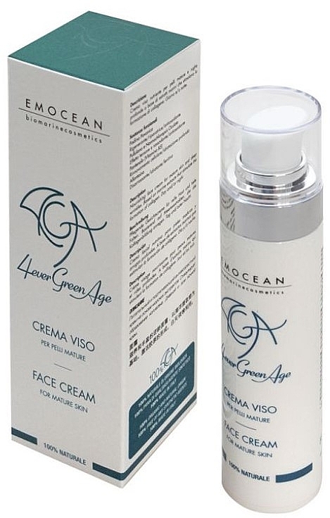 Anti-Falten Gesichtscreme  - Emocean 4Ever Green Age Face Cream For Mature Skin  — Bild N1