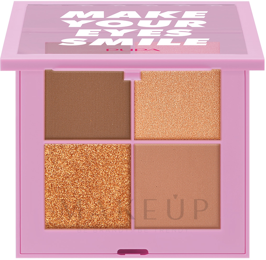 Lidschattenpalette - Pupa Enjoy! Make Your Eyes Smile Palette — Bild 001 - Smile In Brown