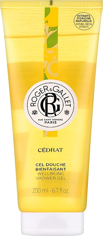 Roger&Gallet Cedrat Wellbeing Shower Gel - Duschgel — Bild N1