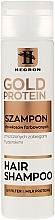 Shampoo mit Milchprotein für gefärbtes und geschädigtes Haar - Hegron Gold Protein Hair Shampoo — Bild N1