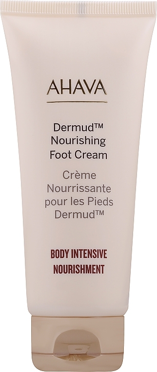 Intensive Fußcreme für trockene und empfindliche Haut mit Schlamm aus dem Toten Meer - Ahava Leave-on Deadsea Mud Foot Cream Dry/Sensitive Skin Relief