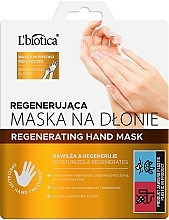 Regenerierende und feuchtigkeitsspendende Handmaske in Handschuh-Form - L'biotica Home Spa — Bild N1