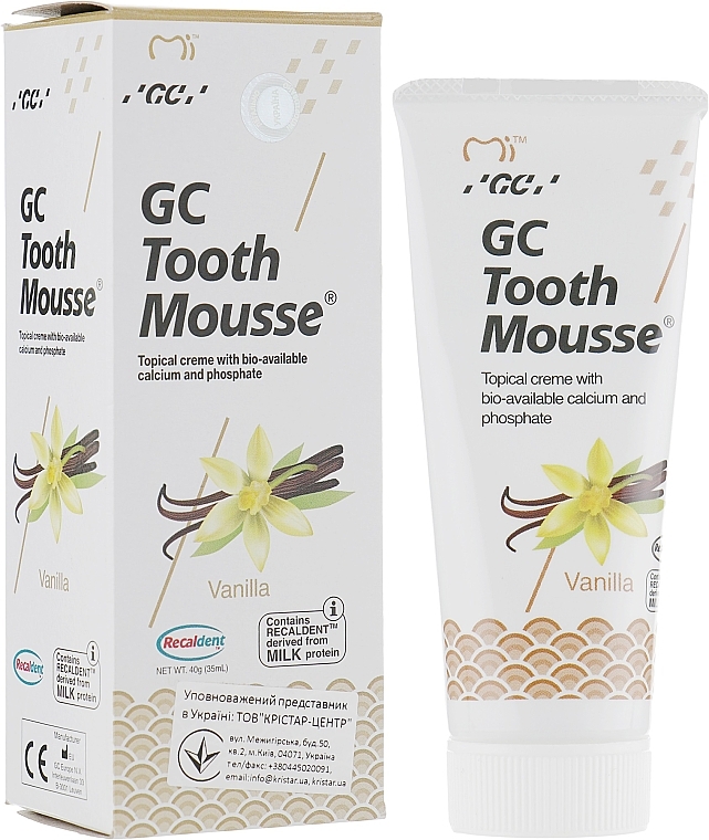 Creme für die Zähne - GC Tooth Mousse Vanilla — Bild N1