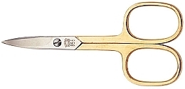 Düfte, Parfümerie und Kosmetik Nagelschere vergoldet 9 cm  - Nippes Solingen Manicure Scissors N855 