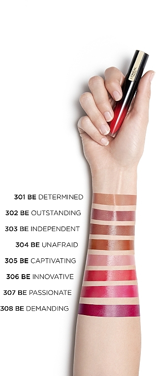 Ink-Lippenstift mit hochglänzendem Finish - L'Oreal Paris Rouge Signature Brilliant — Foto N5