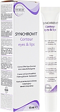 Düfte, Parfümerie und Kosmetik Anti-Aging Augen- und Lippenkonturcreme gegen Falten - Synchroline Synchrovit Contour Eyes & Lips Cream