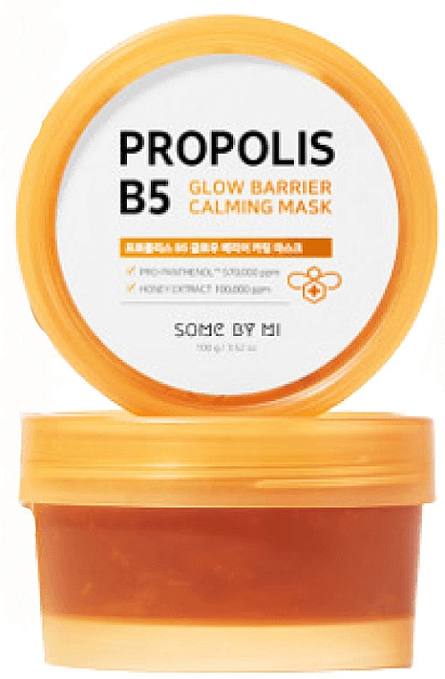 Beruhigende Propolis-Maske für strahlende Haut - Some By Mi Propolis B5 Glow Barrier Calming Mask — Bild N2