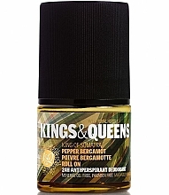 Düfte, Parfümerie und Kosmetik Kings & Queens King of Sumatra Pepper and Bergamot - Roll-on Antiperspirant Deodorant