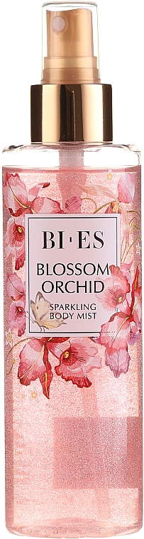 Bi-Es Blossom Orchid Sparkling Body Mist - Körperspray mit lichtstreuenden Partikeln — Bild N3