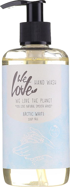 Feuchtigkeitsspendende und weichmachende Flüssigseife - We Love The Planet Arctic White Hand Wash — Bild N1