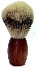 Rasierpinsel Zeder - Golddachs Shaving Brush Silver Tip Badger Cedar Wood — Bild N1