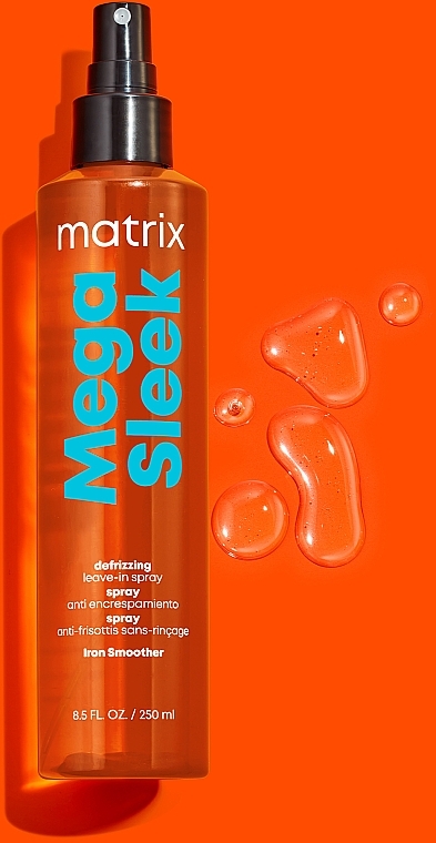 Schutzspray für Wärmestyling der Haare - Matrix Total Results Mega Sleek Iron Smoother — Foto N4