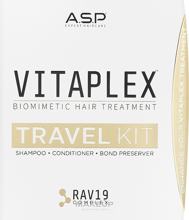 Set - ASP Vitaplex Travel Kit (shm/100ml + cond/100ml + preserver/100ml) — Bild N1