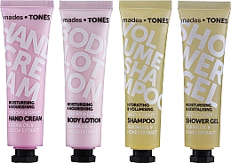 Körperpflegeset - Mades Cosmetics Mades Tones Kit (Duschgel 65ml + Shampoo 65ml + Körperlotion 65ml + Handcreme 65ml) — Bild N2
