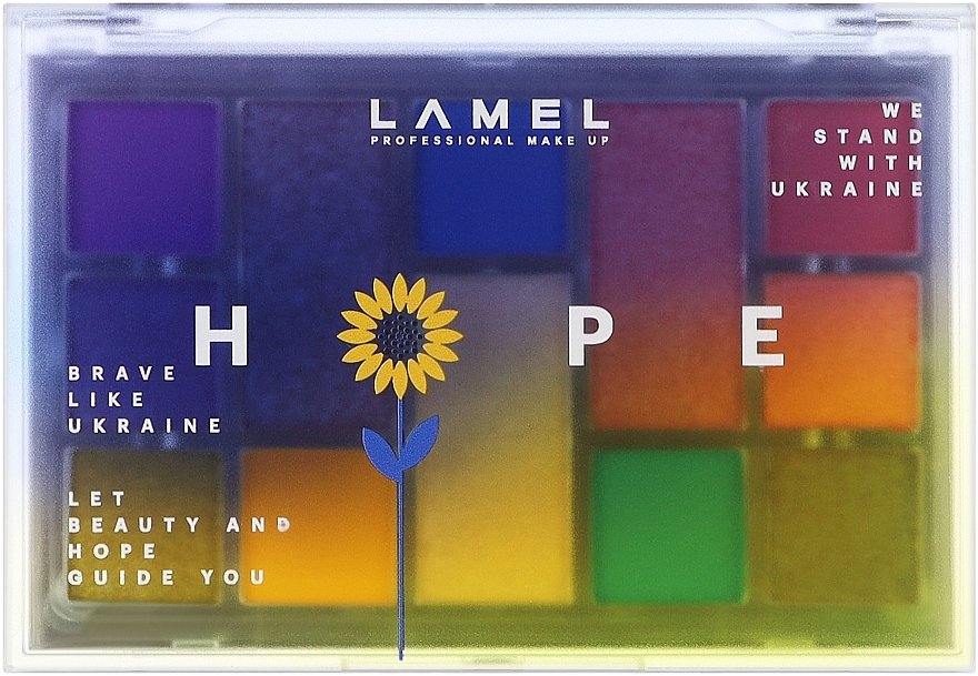 Lidschatten-Palette - LAMEL Make Up HOPE Eyeshadow Palette — Bild N2