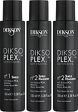 Haarpflegeset Mini - Dikson Dikso Plex (Haarschutzcreme 100ml + Haarcreme 2x 100ml) — Bild N2