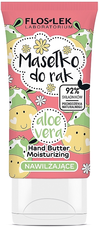 Feuchtigkeitsspendende Handbutter mit Aloe Vera - Floslek Hand Butter Moisturizing Aloe Vera — Bild N1