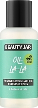 Düfte, Parfümerie und Kosmetik Reparierendes Haaröl gegen Spliss mit 7 Pflanzenölen - Beauty Jar Oil La-La Regenerating Hair Oil For Split Ends